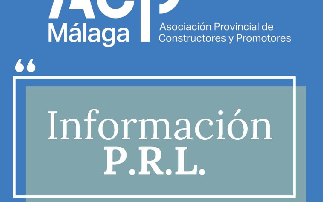 INPRECON: BOLETÍN INFORMATIVO DE PREVENCIÓN EN CONSTRUCCIÓN Nº 6