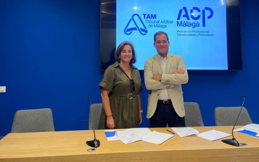 ACP firma un convenio de colaboración con el Tribunal Arbitral de Málaga