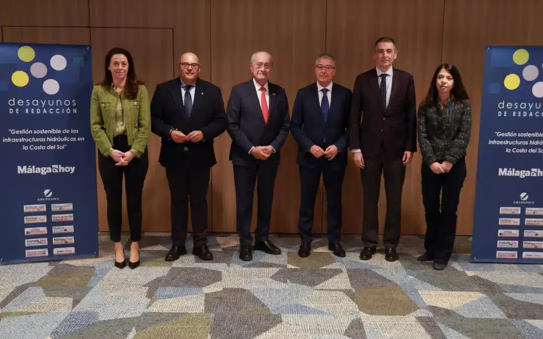 Encuentro «Gestión sostenible de las infraestructuras hidráulicas en la Costa del Sol»: ACP Málaga resalta la importancia de la colaboración público-privada.